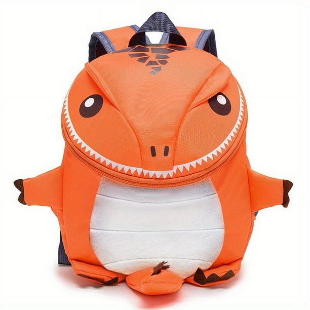 1pc Cartoon Dinosaur Shape Children's Backpack For Kindergarten Students, Boys And Girls Double Shoulder Bag, Cartoon Dinosaur Backpack, Lightweight Casual Travel Bag