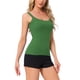 thumbnail image 4 of INSPIRE CHIC Camisetas de Tirantes de Encaje para Mujer Camiseta de Algodón Pijama Parte Superior Suave y Cómoda M Verde, 4 of 6