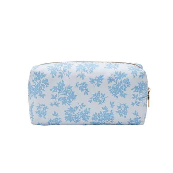 Neceser Conair Floral Azul Poliéster 23x8x11cm Cierre
