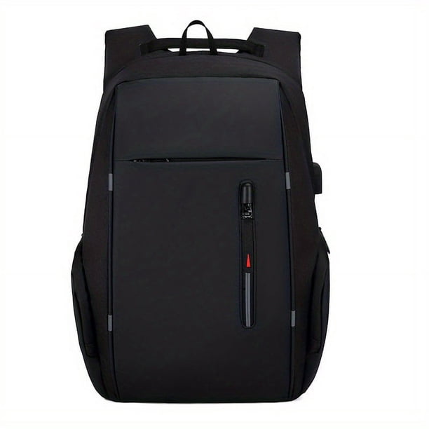 Secure Your Business Essentials with 1pc Men's Anti-theft Bag Laptop Backpack - Large Capacity, USB Charging, Perfect for Travel