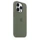 thumbnail image 5 of Funda de silicona para iPhone 14 Pro de Apple con MagSafe, color oliva, 5 of 6