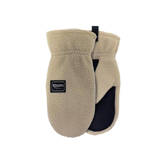 Guantes Watson Gloves Lady Baa Baa, color beige, pantalla táctil grande