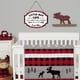thumbnail image 4 of Letrero colgante de madera para la cueva del hombrecito (20 x 28 cm), diseño de cuadros rojos y negros con temática de bosque, ideal para puerta, decoración de habitación infantil, dormitorio infantil, 4 of 7