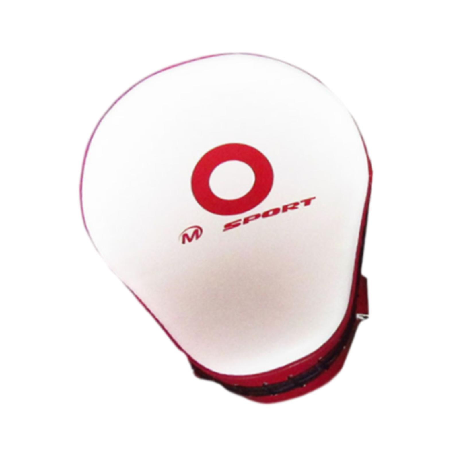 Magideal - Almohadilla De Boxeo Objetivo De Mano De Boxeo Suministros De Boxeo Manoplas De Boxeo Almohadilla De Boxeo Para Entrenamiento Arte Práctica De Karate Blanco