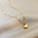 thumbnail image 1 of Gorgeous Heart-Shaped Gold Plated Stainless Steel Necklace - Perfect Gift for the Lover in Your Life!, 1 of 4