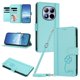 thumbnail image 1 of Funda Cartera Trébol para Xiaomi Poco M8 Pro 5G con Ranuras Tarjetas y Carga Inalámbrica Verde menta, 1 of 6