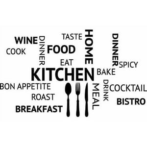 Rienda Libre Graphics - Frase Deco Cocina Cloud (Inglés) Fr‑11018