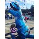 thumbnail image 5 of Disfraz inflable de dinosaurio Piamif para adulto, T-Rex, azul, Halloween, 5 of 7