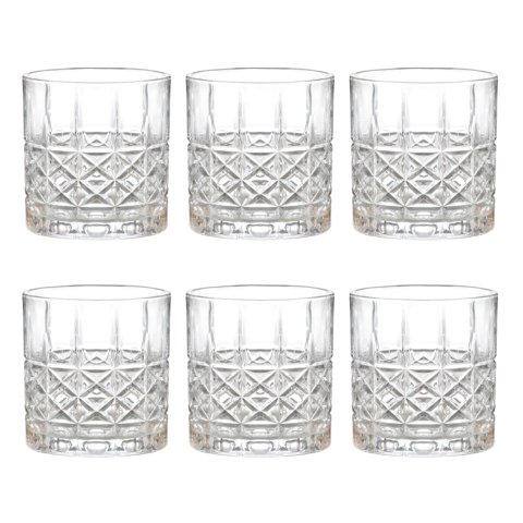 Allegra - Set 6 Vasos Modelo Stirling De 330Ml Jugos Preparaciones