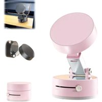 Genérico - Soporte Magnético De Ventosa Para Teléfono 2025 - Plegable, Retráctil, De Doble Cara Para Todos Los Teléfonos, Agarre Al Vacío-Rosa