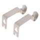 thumbnail image 1 of Juego De 2 Uds De Barra De Poste De Cortina De Metal Soporte De Pared Soporte De Gancho Argent, 1 of 5