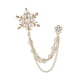 thumbnail image 5 of Copos De Nieve Broche Borla Cadena Regalos Popular Traje Abrigo Broche Para Baile, 5 of 5