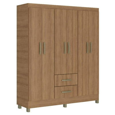 Clóset Rp162Ml 6 Puertas 2 Cajones Miel