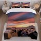 thumbnail image 1 of Skz Seaside Sunset Selfie Printed Duvet Cover Set Theme Bedding 3pcs Set Duvet Cover Pillowcase Set, 1 of 5