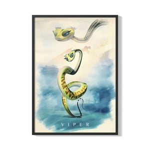 Creango - Cuadro Poster Enmarcado Kung Fu Panda Po Diseño 2 Decorativo