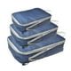 thumbnail image 1 of Organizador De Equipaje Impermeable De 3 Piezas Bolsas De Almacenamiento De Ropa Ligera Azul Marino, 1 of 3