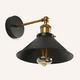 thumbnail image 1 of Aplique Bronce con Pantalla Negra E27 Konnergie para Muro o Techo Interior, 1 of 8