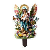 Ioensy - Estacas De Jardín Multifuncionales Regalos Regalos 2D Plague Para Patio Al Aire Libre Estilo Primavera B