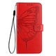 thumbnail image 3 of Funda cartera mariposa para Motorola Moto G86 con soporte y ranuras para tarjetas Rojo, 3 of 5