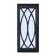 thumbnail image 2 of Aplique Lampara Rectangular Diseño entrelazado Negro 20w, 2 of 2