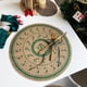 thumbnail image 1 of XmhyTop Juego de 6 Manteletes Redondos Artesanales Bohemio， Fibra de Yute Natural, Colores Negro y Natural, 38 cm, Estilo B, Verde C, 1 of 5