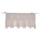 thumbnail image 1 of Cortinas De Puerta Ventana Colgante De Pared Paneles De Cortina Divisor De Habitación Boho Decoración De Boda Fondo Boho Cocina Valance (blanco De Marfil 52w X 21h), 1 of 3