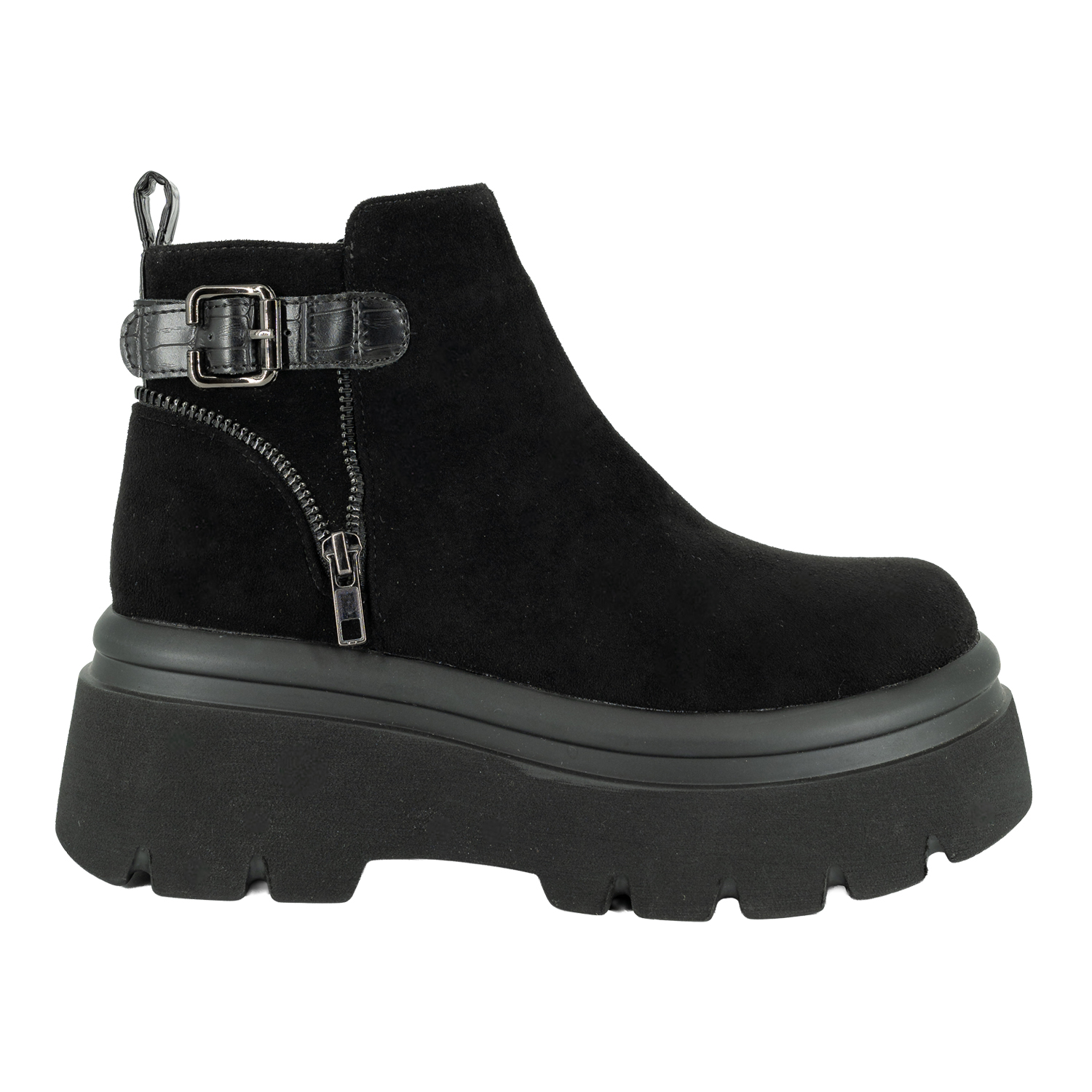 Botin Plataforma Tols Negro Alquimia
