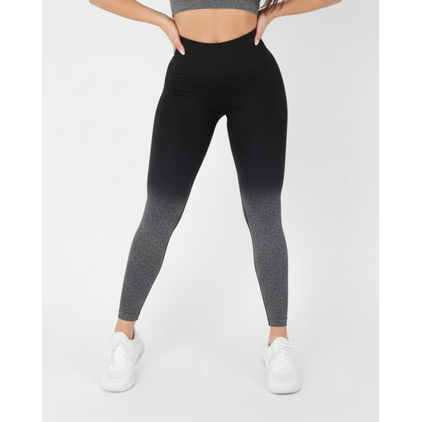 Calza Push Up Deportiva Bicolor Mujer Levanta Glúteo