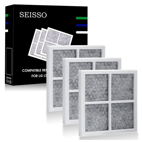 Filtro de aire para refrigerador SEISSO LT120F para LG y Kenmore, 3 unidades