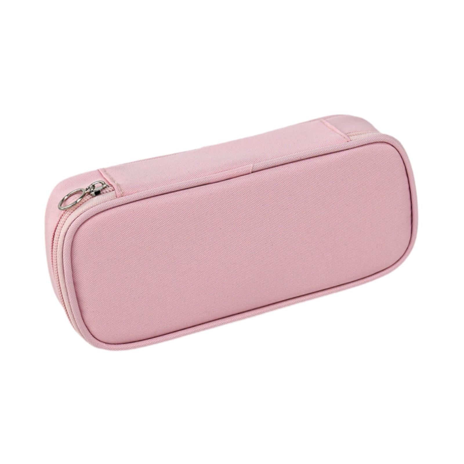 Magideal - Estuche Oxford Para Lápices, Organizador, Estuche Ligero Para Lápices, Estuche Para Lápices, Estuche Para Lápices Para Niños, Estudiantes, Universitar Rosa