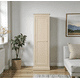 thumbnail image 3 of Ropero de Madera 1 Puerta Armario Compacto con Barra - Beige - 60x50x180 cm, 3 of 3