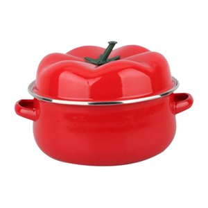 Magideal - Olla Para Tomates, Olla Arrocera, Vaporera Con Tapa, 1,6 L, Olla Para Cocinar, Olla Caliente, Resistente Al Calor, Olla De Cocción Lenta Para Pasta, F