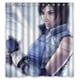 thumbnail image 1 of Cortina de ducha de Asuka Kazama en combate azul, juego de cortinas de baño con ganchos, tamaño 66 x 72 pulgadas, 1 of 3