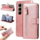 thumbnail image 1 of Funda con Cremallera para Infinix Hot 60i 4G, Carcasa Cartera de Cuero PU con Soporte y Tarjetero, 1 of 5