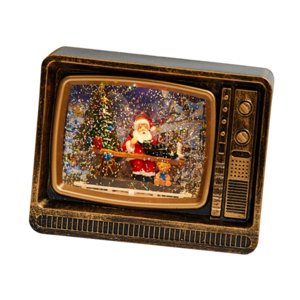 Magideal - Adorno De Caja De Música Navideña, Obra De Arte Retro, Decoración Con Caja Musical Ligera Para Mesa De Comedor Navideña, Inauguración De La Casa, Año