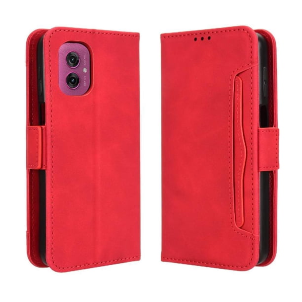 Funda Tipo Billetera FOXDOCK para Motorola MOTO G55 5G – Tapa Flip con Tarjetero