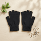 thumbnail image 1 of Guantes Sin Dedos De Lana Invierno Unisex Negros, 1 of 5