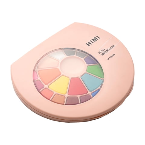 Set Himi Pintura Solida A Base De Agua 24 Colores Rosado