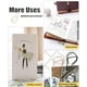thumbnail image 2 of Clips Para Papel Morn Oro Claro En Forma De Lágrima Acero Inoxidable 200 Unidades, 2 of 8