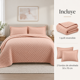 thumbnail image 3 of Cubrecama Verano Quilt Deluxe Queen 220x240 Cm Reversible 2 Fundas Coral, 3 of 3