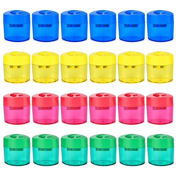 Sacapuntas AUSTARK 24 piezas colores surtidos 5 cm