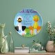 thumbnail image 5 of Pato y Ganso Plato decorativo de porcelana fina (bone china), plato decorativo de cerámica para hogar, oficina, soporte de pared, platos decorativos para dormitorio - 6 pulgadas (15 cm), 5 of 6