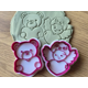 thumbnail image 3 of Cortadores y sellos de galletas Oso y cupido (pack 2 un), 3 of 3