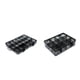 thumbnail image 1 of 2x Caja De Almacenamiento De Tornillos De Plástico Caja De Almacenamiento De Caja De Hardware De Rejilla Múltiple, 1 of 4