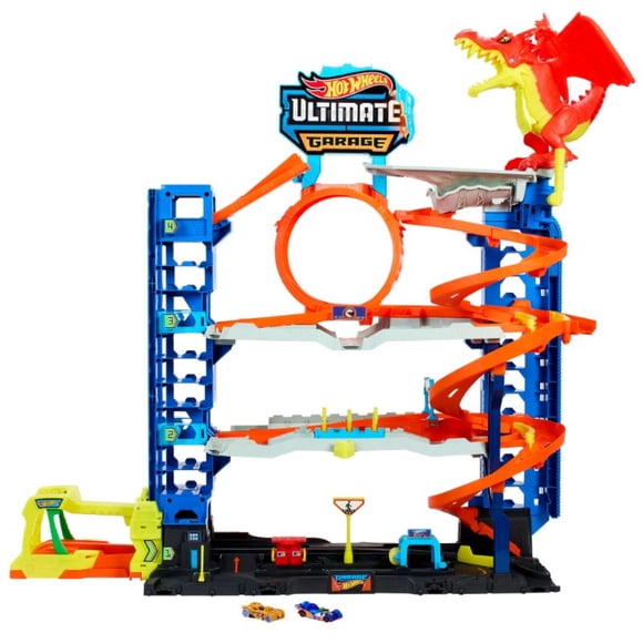 Pista de Carrera Hot Wheels City Ultimate Garage Pista Juguete Dragón 4+