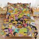 thumbnail image 1 of Bob's Burgers Duvet Cover Set 3 Piece Bedding Set Double Sided Printing Decorative Comforter Cover Set, 1 of 5