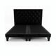 thumbnail image 2 of CAMA KING CAPITONE BASE DIVIDIDA NEGRO EN FELPA, 2 of 4