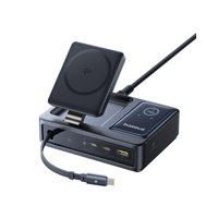 Estación De Carga Baseus Nomos 5 En 1 De 140 W Con Conexión Inalámbrica De 15 W