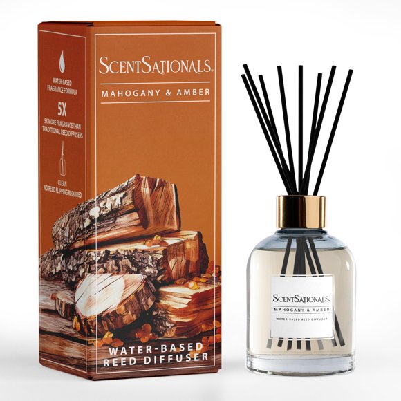 Difusor de Varillas Scentsationals 148 ml Caoba y Ámbar