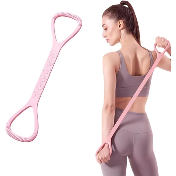 Banda resistencia figura 8 asas 9 kg caucho silicona brazos estiramiento hombro
